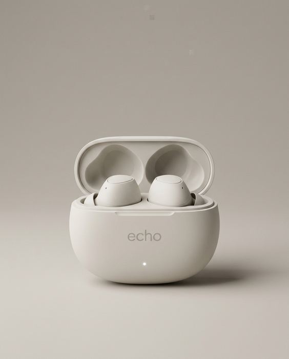 ECHO concept: the plain packshot every image here was made from