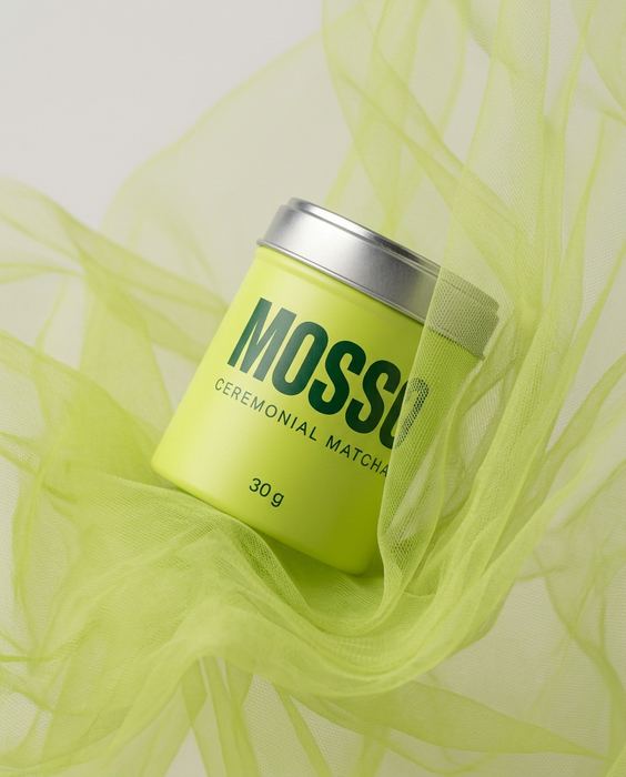 MOSSO concept brand, ceremonial matcha: Flowing chiffon