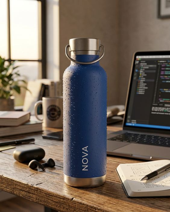 NOVA concept brand, insulated bottle: The desk