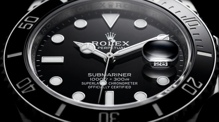 Submariner concept brand, dive watch (unofficial rolex concept): The dial